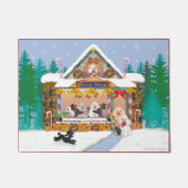 Poodle Leckerei Fußmatte (Vorderseite)