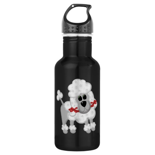Poodle Liberty Flasche Trinkflasche (Vorderseite)