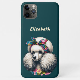Poodle Liebe farbenfrohe Bandana Thema Tier Lover Case-Mate iPhone Hülle
