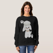 Poodle Liebe Sweatshirt (Vorne ganz)