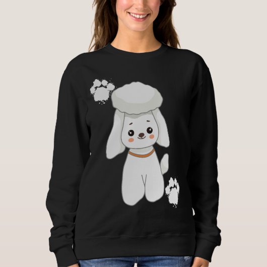 Poodle Liebe Sweatshirt (Vorderseite)