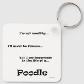 Poodle Life Schlüsselanhänger (Rückseite)