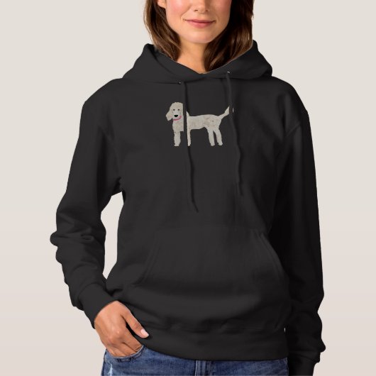 Poodle Long Hoodie (Vorderseite)
