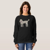 Poodle Long Sweatshirt (Vorne ganz)