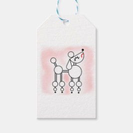 Poodle Lover Geschenke, Poodle-Geschenk-Etikett Geschenkanhänger