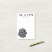 Poodle Lover Notes Post-it Klebezettel (Auf Schreibtisch)