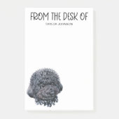 Poodle Lover Notes Post-it Klebezettel (Vorderseite)