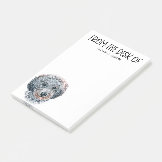 Poodle Lover Post-it Klebezettel (angewinkelt)