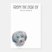 Poodle Lover Post-it Klebezettel (Vorderseite)