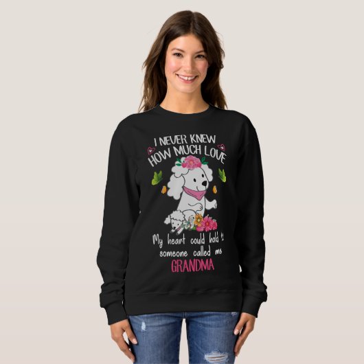 POODLE LOVER SWEATSHIRT (Vorne ganz)