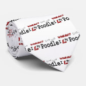 Poodle Lovers Geschenke Krawatte (Gerollt)
