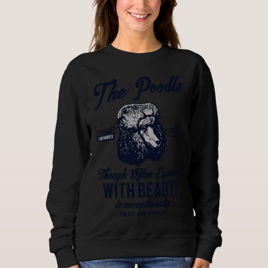 Poodle Lovers Sweatshirt (Vorderseite)