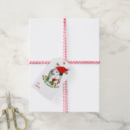 Poodle Lovers Weihnachten Geschenkanhänger