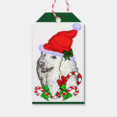 Poodle Lovers Weihnachten Geschenkanhänger (Rückseite)