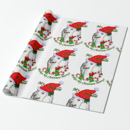Poodle Lovers Weihnachten Geschenkpapier