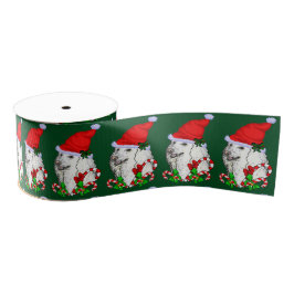 Poodle Lovers Weihnachten Ripsband