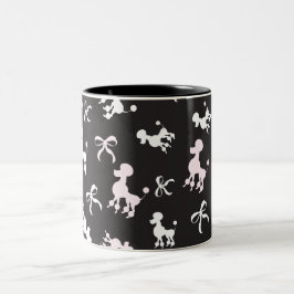 Poodle Lovers Zweifarbige Tasse