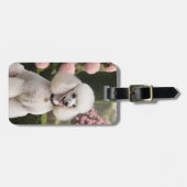 Poodle Luggage Tag Gepäckanhänger (Vorderseite horizontal)