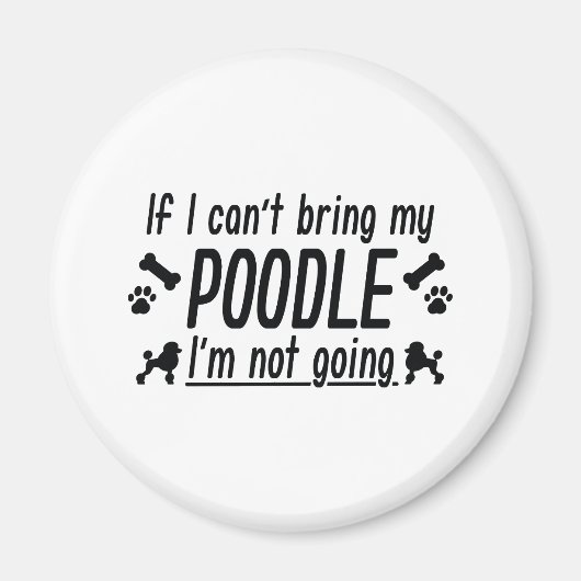 Poodle Magnet (Vorne)