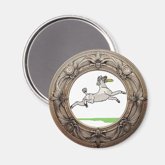 Poodle Magnet (Vorderseite/Rückseite)