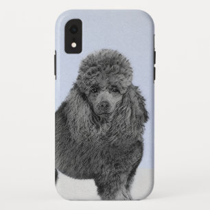 Poodle Malerei Miniaturspielzeug Schwarze Kunst Case-Mate iPhone Hülle