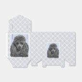 Poodle Malerei Miniaturspielzeug Schwarze Kunst Geschenkschachtel (Ungefaltet)