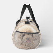 Poodle Malerei Spielzeug Apricot Creme Original Hu Duffle Bag (Rechts)