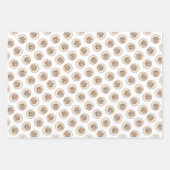 Poodle Malerei Spielzeug Apricot Creme Original Hu Geschenkpapier Set (Vorderseite 2)