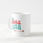 Poodle Mama für lebenslange Tasse (Vorderseite Links)