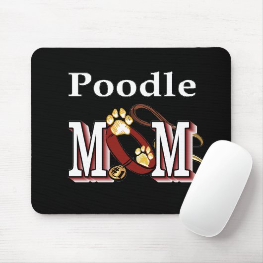 Poodle MAMA Geschenke Mousepad (Mit Mouse)