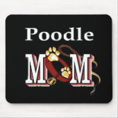 Poodle MAMA Geschenke Mousepad (Vorne)