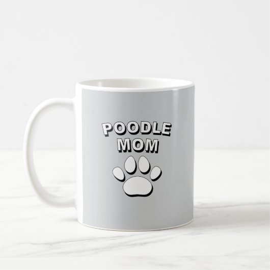 Poodle-Mama Kaffeetasse (Links)