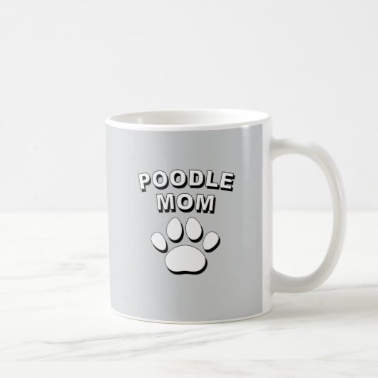Poodle-Mama Kaffeetasse (Rechts)