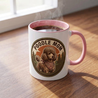 Poodle-Mama-Kaffeetasse | Doodle-Hundemama-Geschen Tasse
