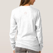 Poodle Mama Live Liebe Langschläfer T - Shirt (Rückseite)