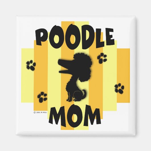 Poodle Mama Magnet (Vorne)
