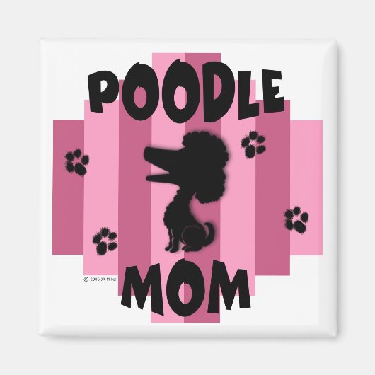 Poodle Mama Magnet (Vorne)
