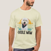 Poodle-Mama , Poodle-Geschenk für Mama, Best Pooch T-Shirt (Vorderseite)