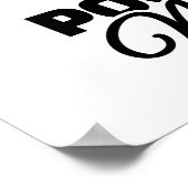 Poodle-Mama Poster (Ecke)