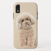 Poodle Miniatur Spielzeug Apricot Cream Brown Dog Case-Mate iPhone Hülle (Rückseite)