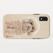 Poodle Miniatur Spielzeug Apricot Cream Brown Dog  Case-Mate iPhone Hülle (Rückseite (Horizontal))