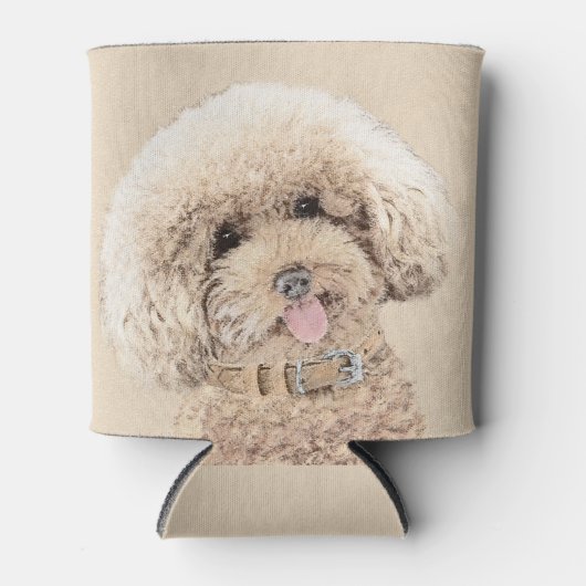 Poodle Miniatur Spielzeug Apricot Cream Brown Dog Dosenkühler (Vorderseite)