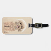 Poodle Miniatur Spielzeug Apricot Cream Brown Dog  Gepäckanhänger (Vorderseite horizontal)