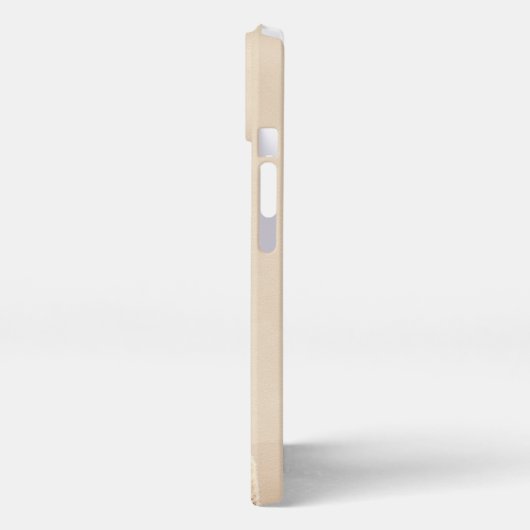 Poodle Miniatur Spielzeug Apricot Cream Brown Dog  iPhone Hülle (Linke Seite)