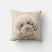 Poodle Miniatur Spielzeug Apricot Cream Brown Dog
