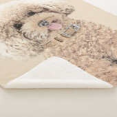 Poodle Miniatur Spielzeug Apricot Cream Brown Dog Sherpadecke (3/4)