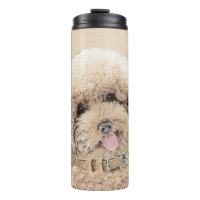Poodle Miniatur Spielzeug Apricot Cream Brown Dog