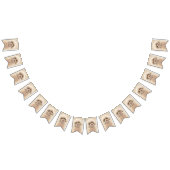 Poodle Miniatur Spielzeug Apricot Cream Brown Dog Wimpelkette (Alle)