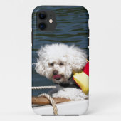 Poodle mit Schwimmweste Case-Mate iPhone Hülle (Rückseite)