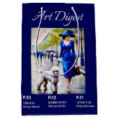 Poodle Mittlere Geschenktüte (Vorderseite)
